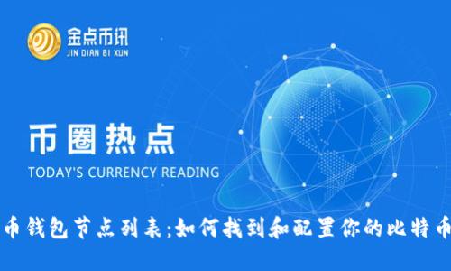 比特币钱包节点列表：如何找到和配置你的比特币节点